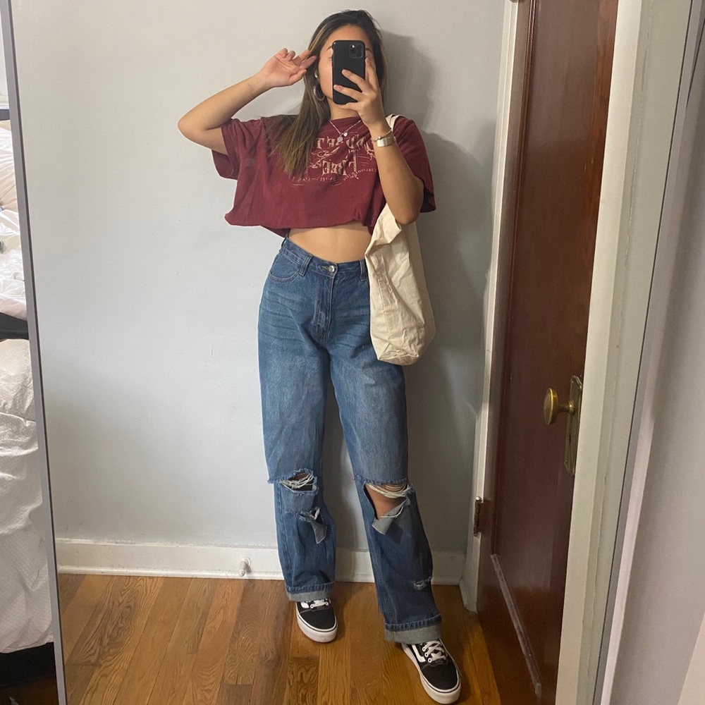 America crop top